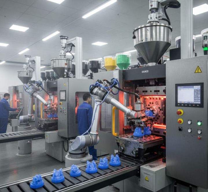 Travaux d'injection de plastique Saint-Mesme