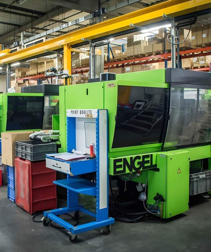 Machine de production plastique industrielle Île-de-France 